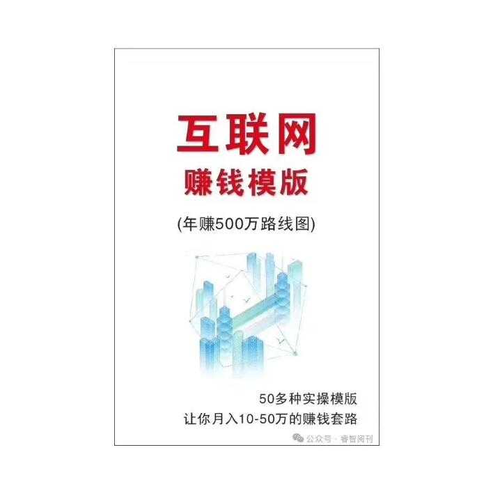 《互联网赚钱模板》PDF-读书社